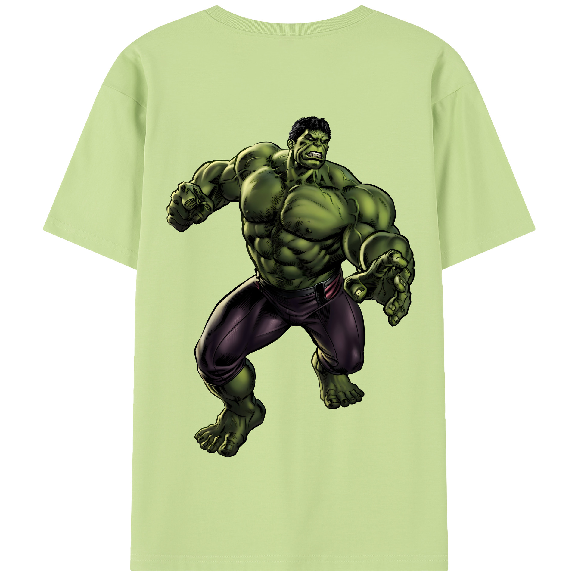 （画像用） アベンジャーズ The Avengers 綿100％半袖Tシャツ（背面プリント）